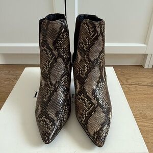 L.K. Bennet Snake Skin Booties LIKE NEW!